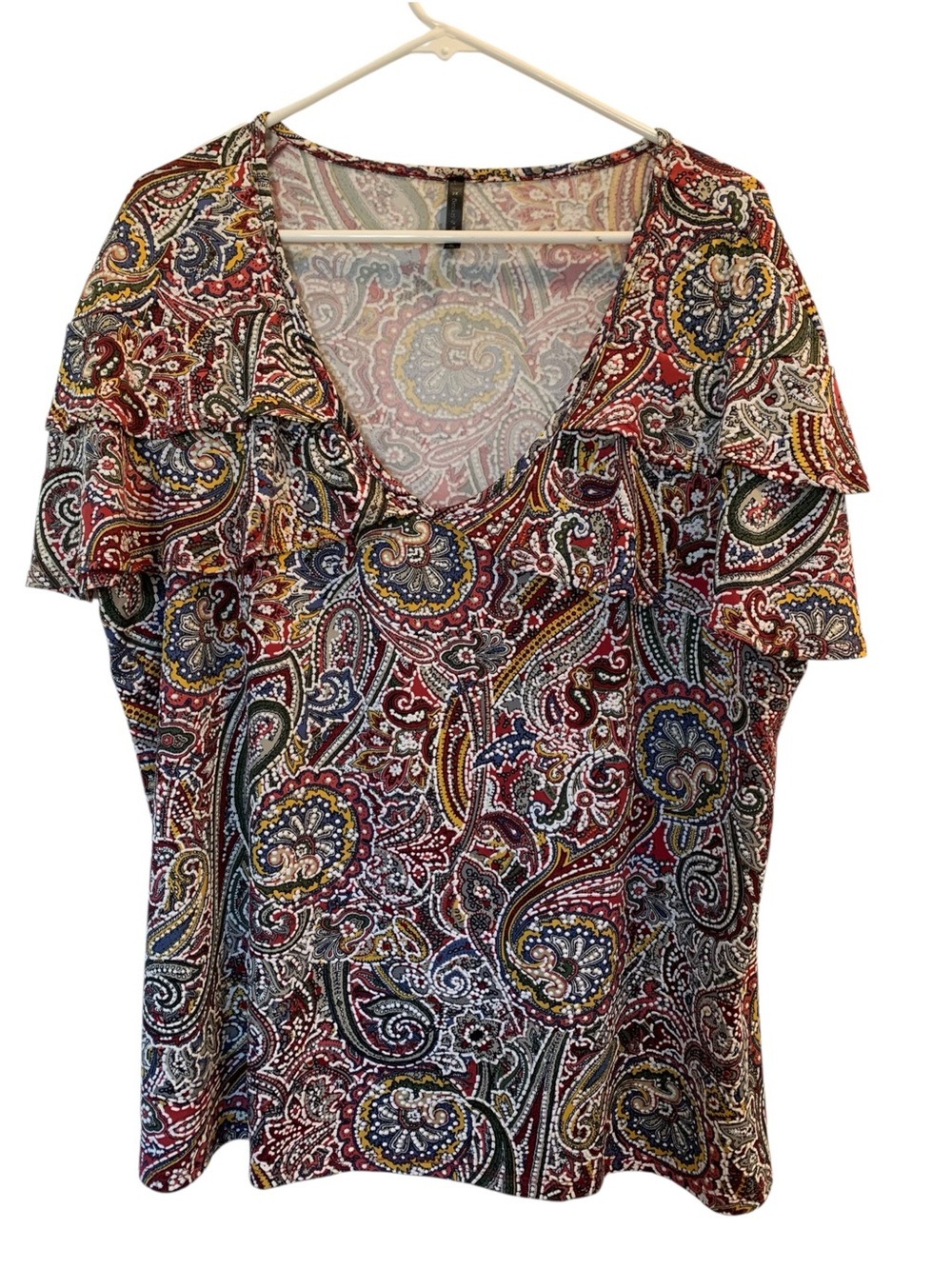 Bleeker & Mcdougal Blouse with Shawl Collar Size 2X